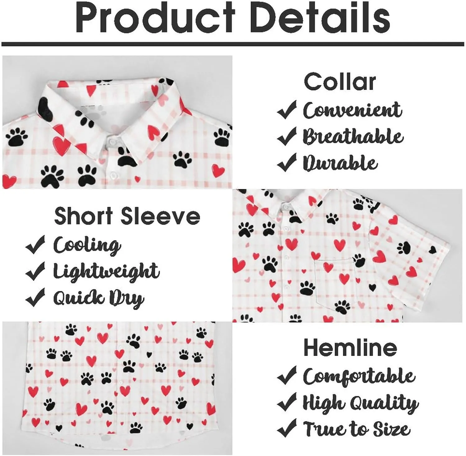 Mens Hawaiian Shirt Casual Button Down Short Sleeve Tropical Beach Holiday Aloha Party Shirt for Men Funny