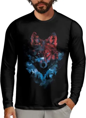 Men's Long Sleeve Tees T-Shirt Athletic Shirt for Men Casual Pullover Tops Quick Dry Casual Wear for Hiking Running