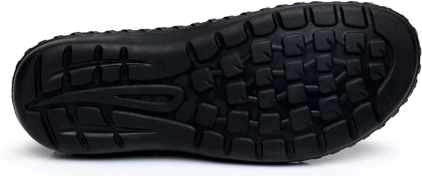 Men's Mesh Breathable Walking Loafers Outdoor Lightweight Slip-on Mesh Casual Shoes Stitching Honeycomb Hiking Shoes
