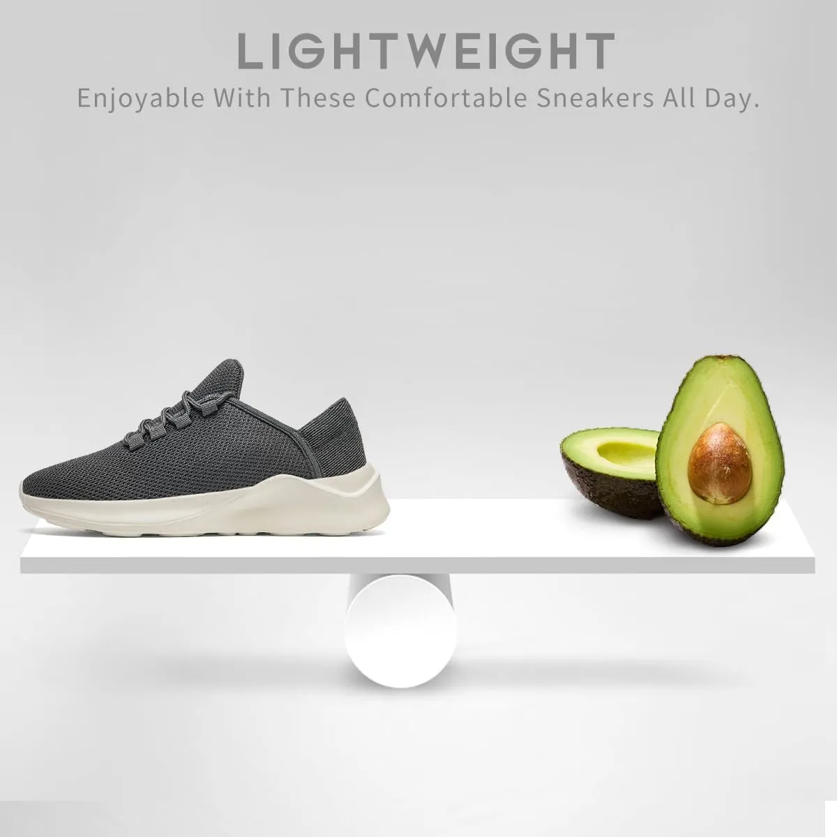 Mens Running Shoes Slip on Walking Sneakers Workout Sports Athletic Gym Ultra Lightweight Casual Fashion Breathable Mesh Comfortable