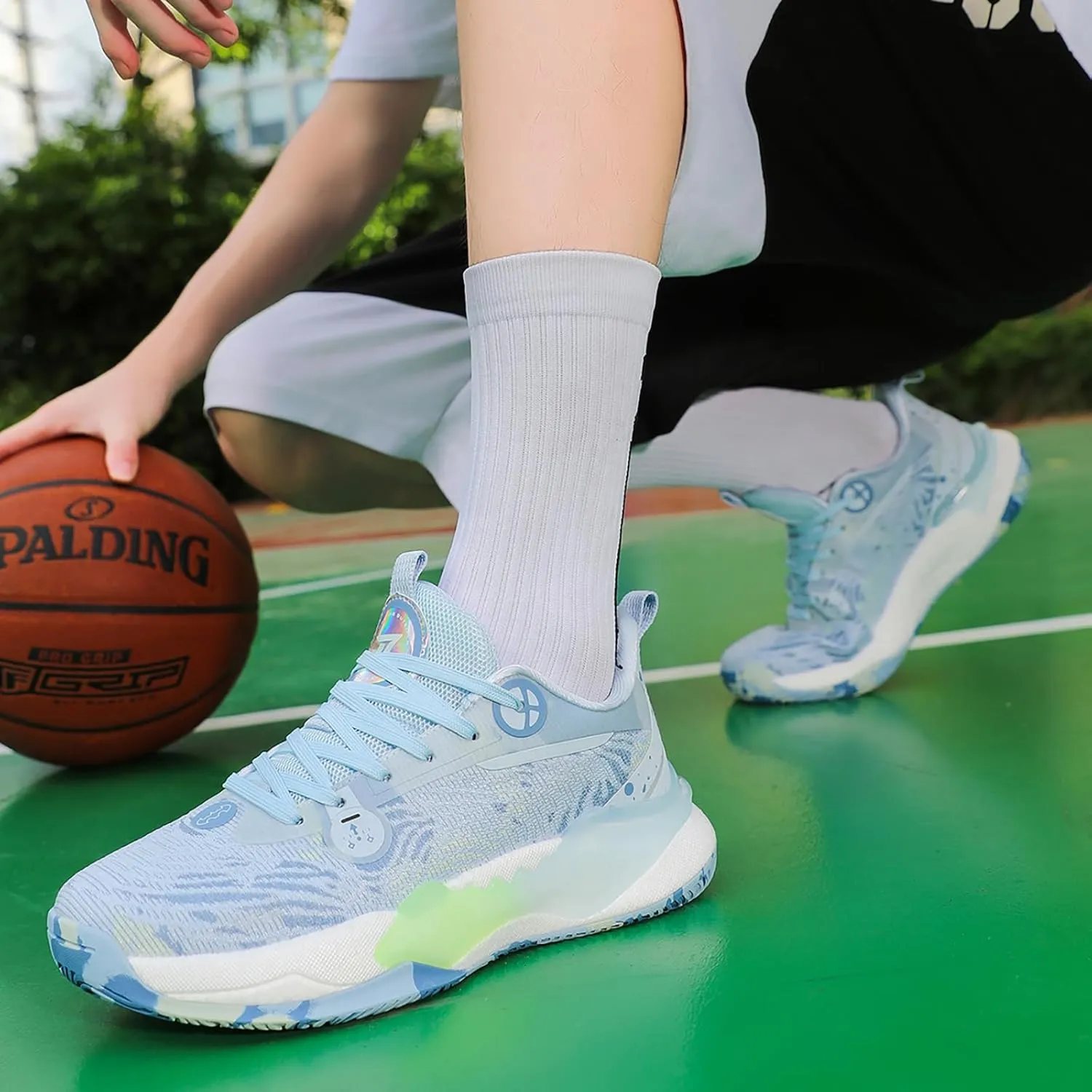 Mens Womens Basketball Shoes Fashion Sneakers Athletic Comfortable Breathable Leightweight Lace-Up Outdoor Non Slip Sport Shoe