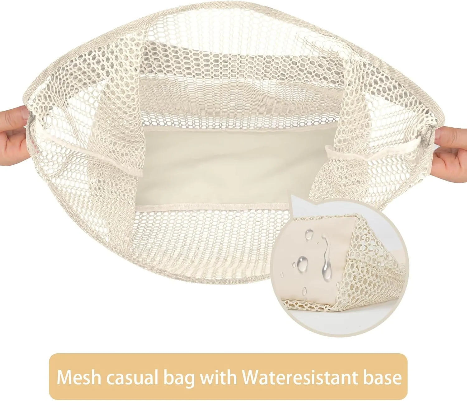Mesh Beach Bag, Summer Beach Tote Bags for Women, Soft Casual Crochet Bags for Vacation Shopping Swimming Pools Travel