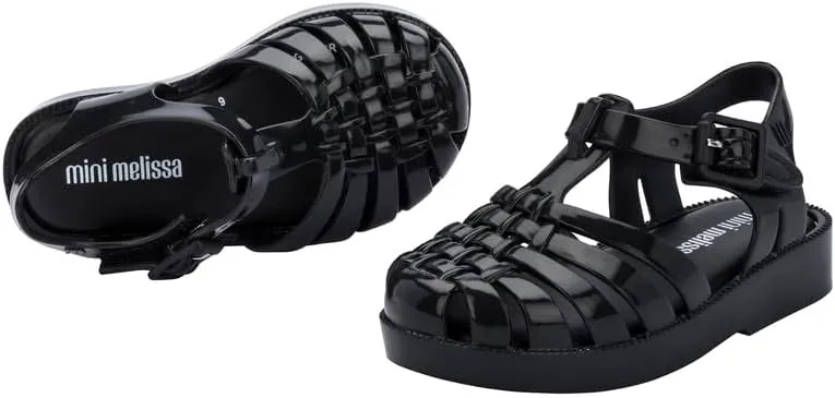 mini melissa Possession Kids Sandal - Comfortable Fisherman Style Kid's Jelly Shoes for Toddlers and Girls, Adjustable Fit