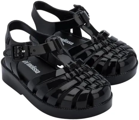 mini melissa Possession Kids Sandal - Comfortable Fisherman Style Kid's Jelly Shoes for Toddlers and Girls, Adjustable Fit