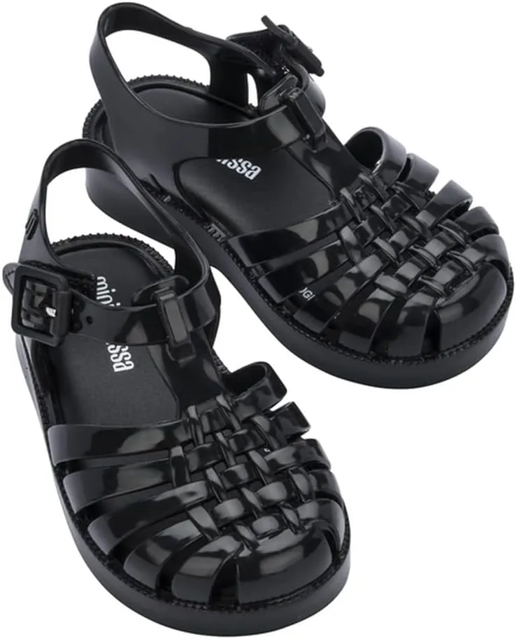 mini melissa Possession Kids Sandal - Comfortable Fisherman Style Kid's Jelly Shoes for Toddlers and Girls, Adjustable Fit