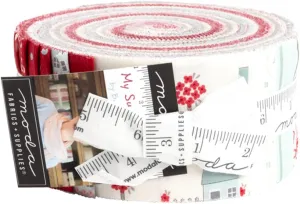 Moda Fabrics My Summer House Jelly Roll by Bunny Hill Designs 3040JR