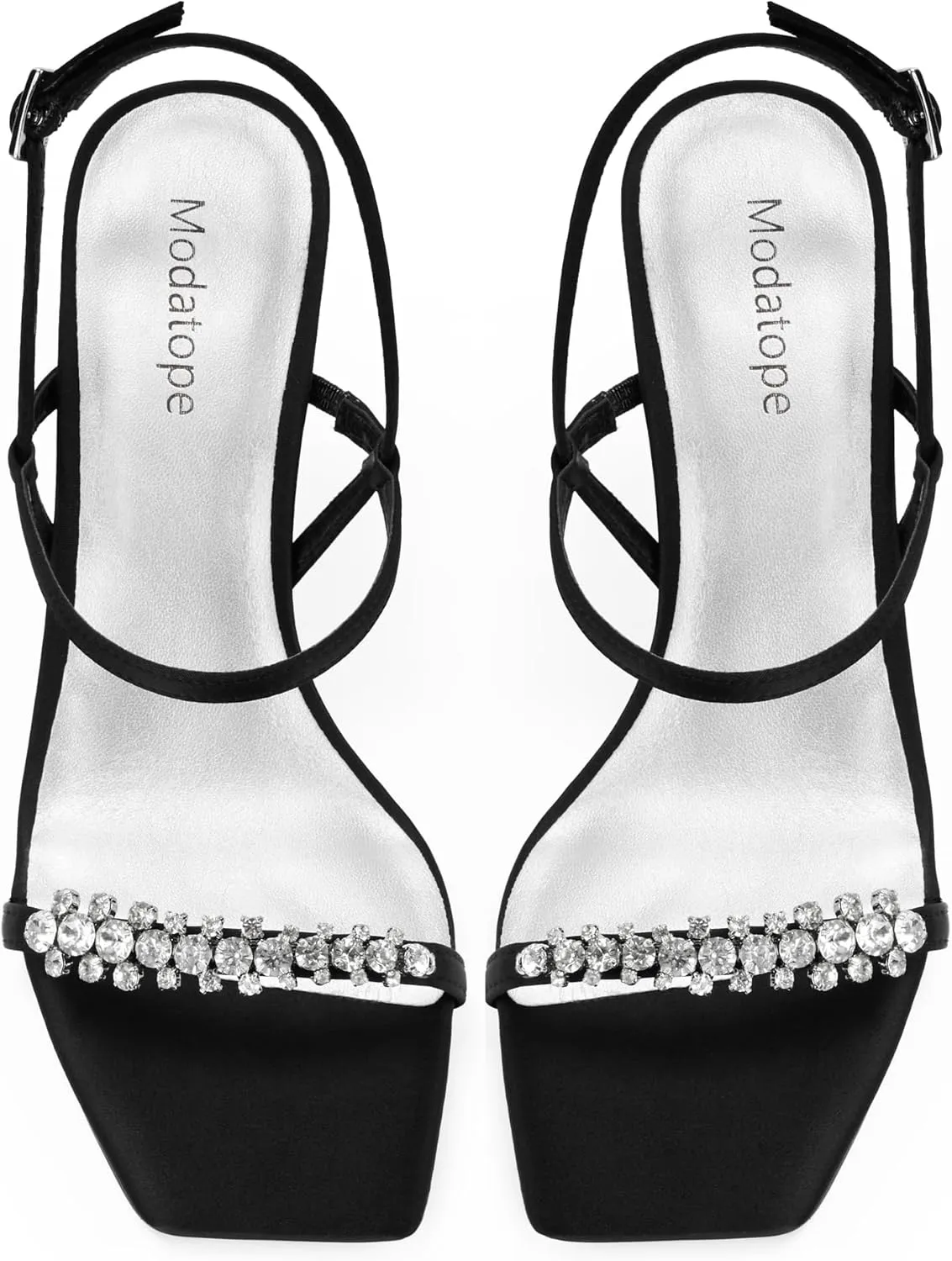 Modatope Womens Sandals Open Toe Strappy Sandals Ankle Strap High Heel Sandals for Women