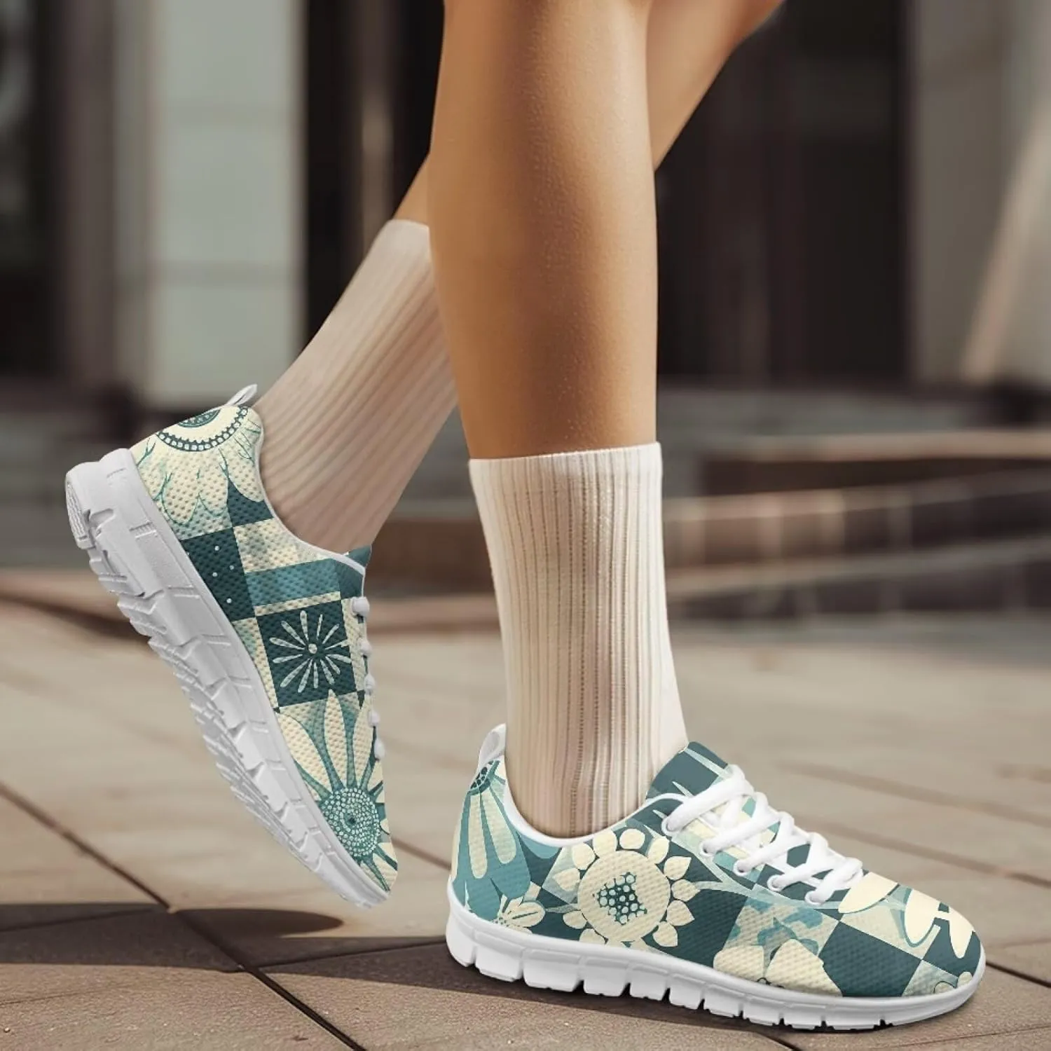 Modysero Lightweight Shoes for Womens Walking Shoes Fall Winter Outdoor Daily Tennis Sneakers for Ladies