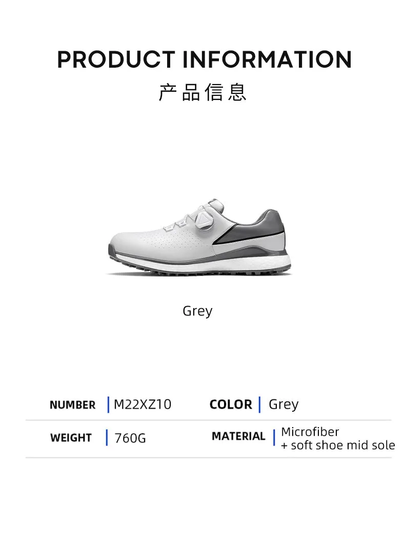 MOEYES M22XZ10 male custom made golf shoes high quality luxury brand anti skid golf shoes