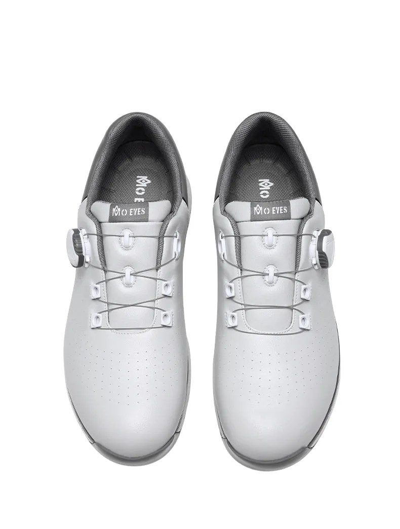 MOEYES M22XZ10 male custom made golf shoes high quality luxury brand anti skid golf shoes