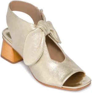 MOOMMO Women Heeled Sandals with Bow Open Toe Low Chunky Block Heel Sandal Booties Cutout 2" Heels Backless Slingback Dress Shoes Peep Toe Back Zipper Suede Sandal Dressy Casual Summer Beach 4-13 M US