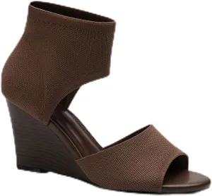 MOUSSE FIT Women's Elegant Wedge Sandal High Heeled Sandals