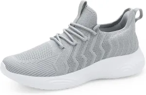 MRIP Men's Walking Shoes, Lightweight Non Slip Gym Workout Running Shoes for Men, Mesh Breathable Fashion Tennis Athletic Casual Sneakers