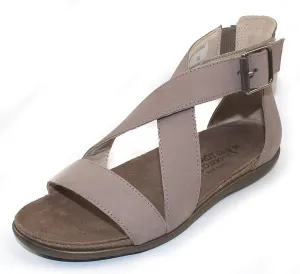NAOT Womens Rianna Nubuck Ankle Strap Slingback Sandals Taupe 38 Medium (B,M)