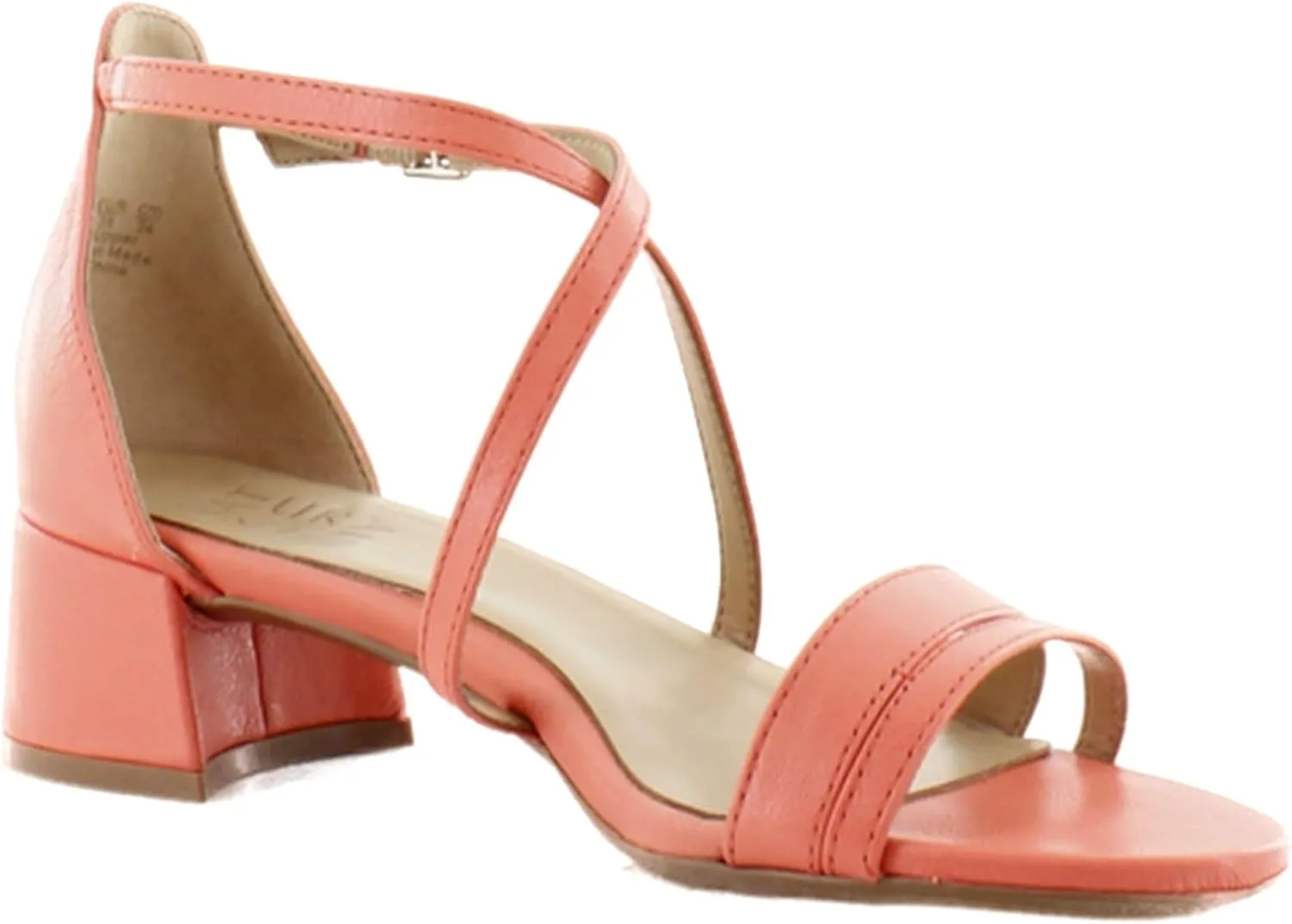 Naturalizer Women's June Strappy Low Block Heel Dress Sandal