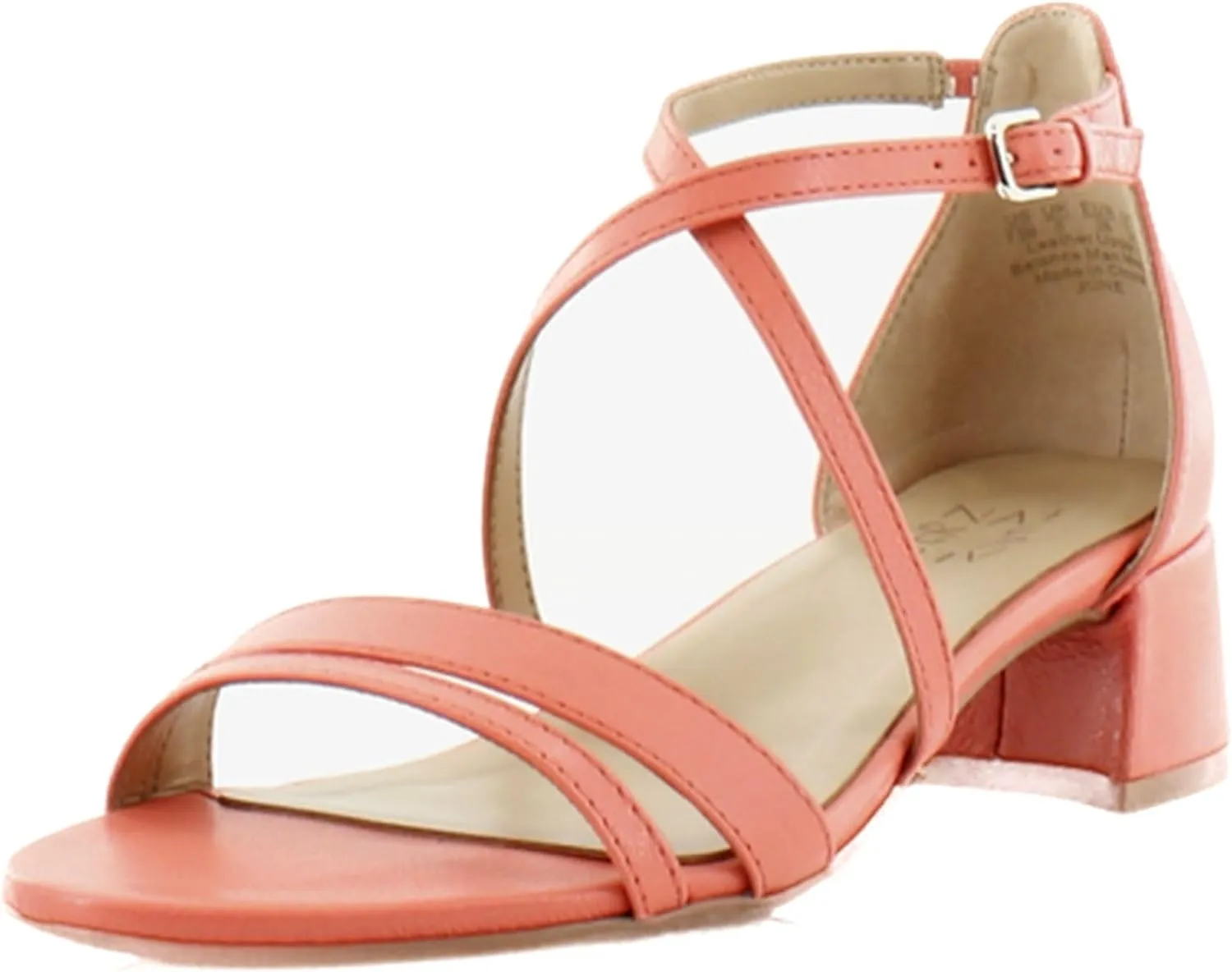 Naturalizer Women's June Strappy Low Block Heel Dress Sandal