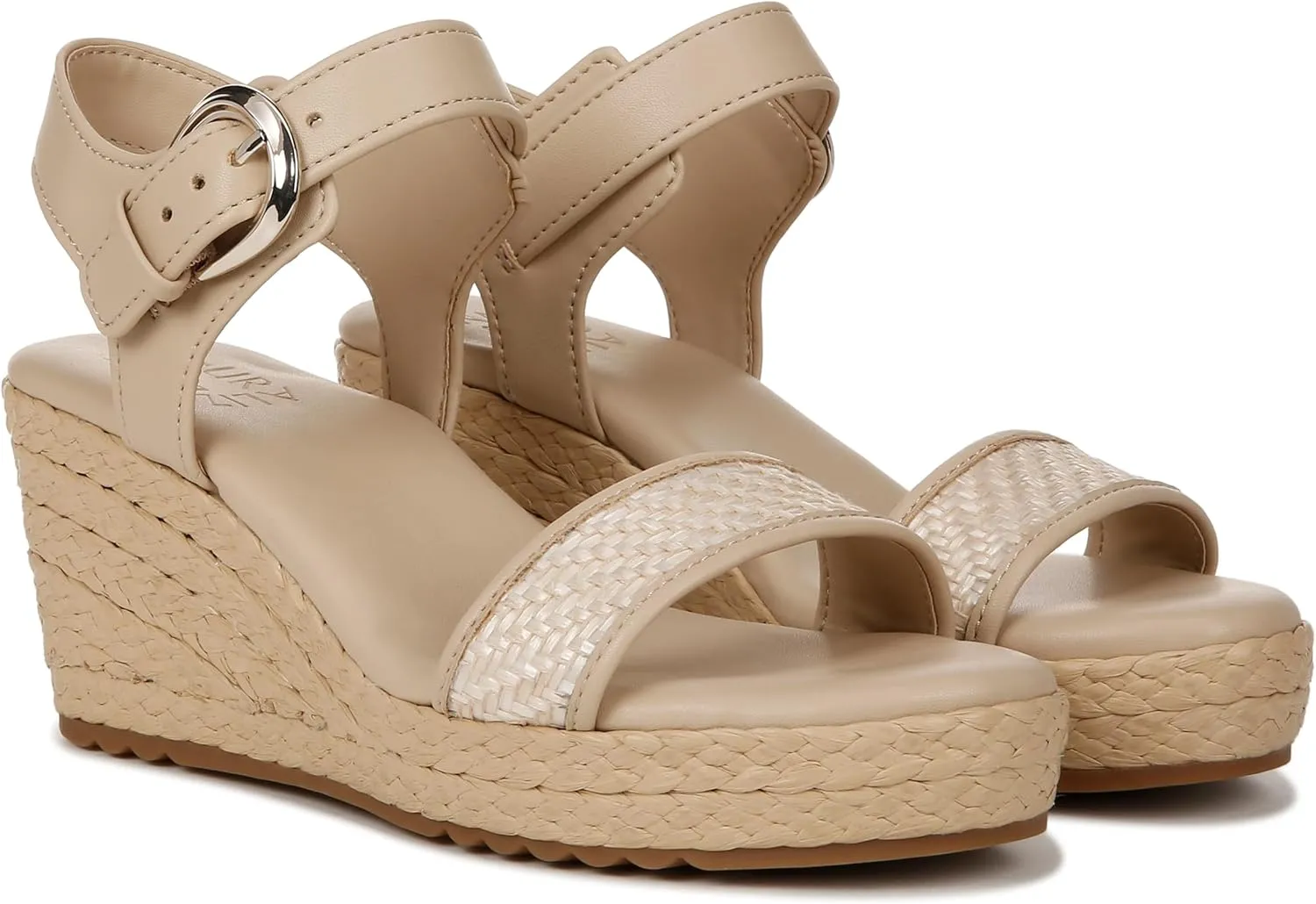 Naturalizer Women's Stella Open Toe Wedge Sandal