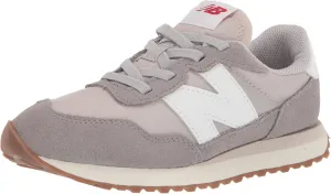New Balance Kids 237 Bungee Sneaker, MARBLEHEAD/MOONBEAM, 6.5 W Toddler (1-4 Years)