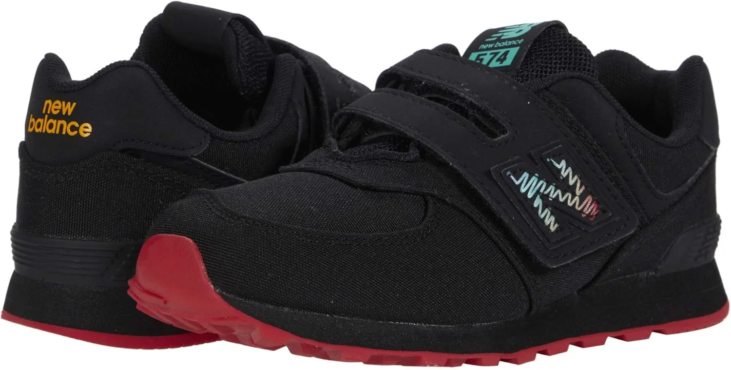 New Balance Kids' 574 V1 Scribble Hook and Loop Sneaker