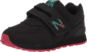 New Balance Kids' 574 V1 Scribble Hook and Loop Sneaker