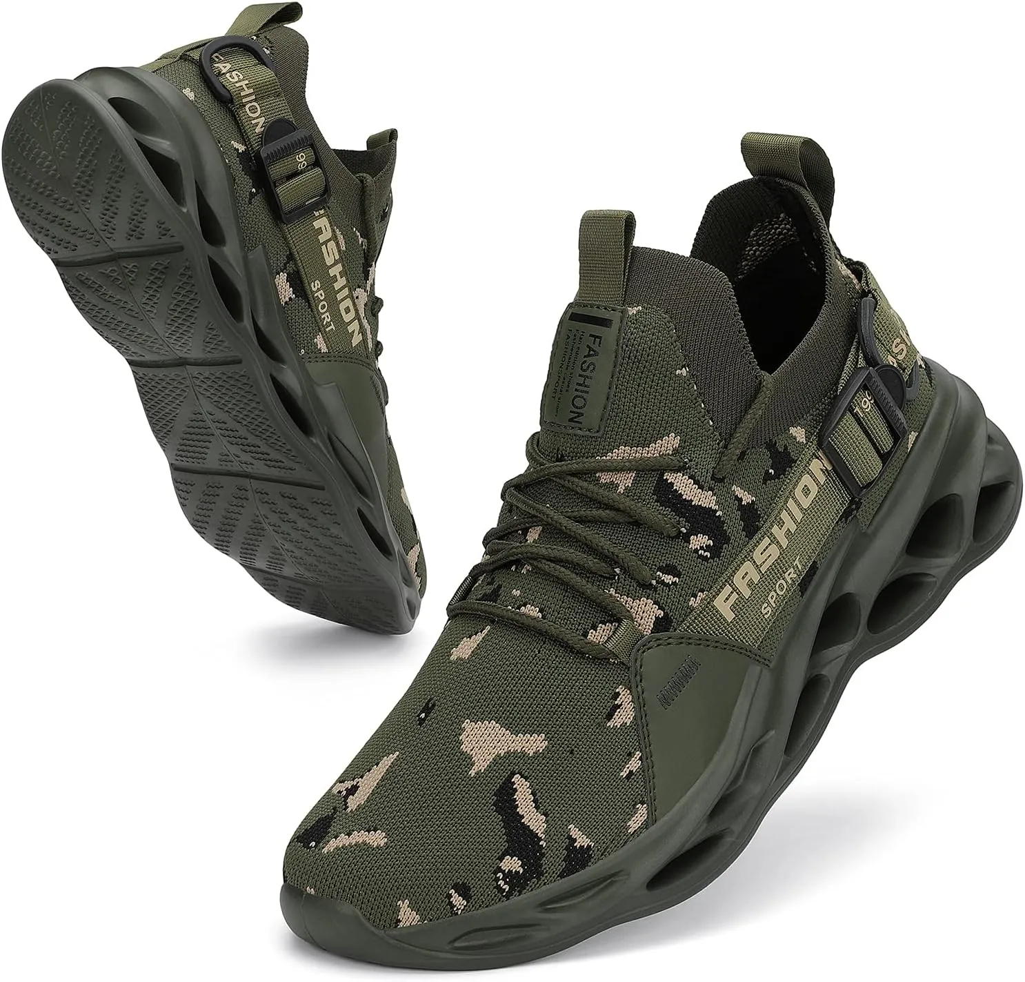 Nihaoya Mens Tennis Shoes Breathable Athletic Sneakers Lightweight Sport Shoes for Workout Walking