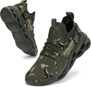 Nihaoya Mens Tennis Shoes Breathable Athletic Sneakers Lightweight Sport Shoes for Workout Walking