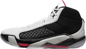 NIKE Air Jordan XXXVIII Fundamental Basketball Shoes (DZ3356-106, White/Siren Red/Black) Size 6