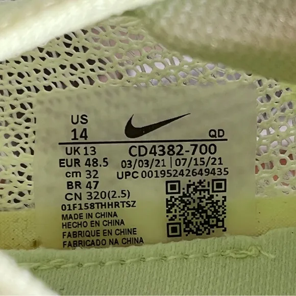 Nike Track Spikes Zoom‎ Superfly Elite 2 ‘Barely Volt’ CD4382-700 Men’s Size 14