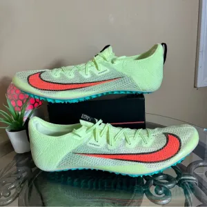 Nike Track Spikes Zoom‎ Superfly Elite 2 ‘Barely Volt’ CD4382-700 Men’s Size 14