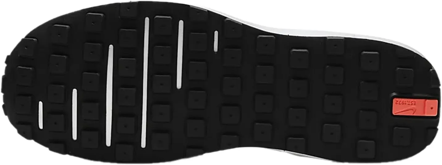 NIKE Waffle One Trainers Sneakers Fashion Shoes DC2533 (Black/Orange/White 001)