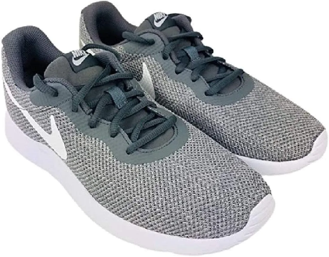 Nike Women's Tanjun SE Running Shoes, (Size 11, Dark Grey/White)