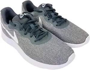 Nike Women's Tanjun SE Running Shoes, (Size 11, Dark Grey/White)