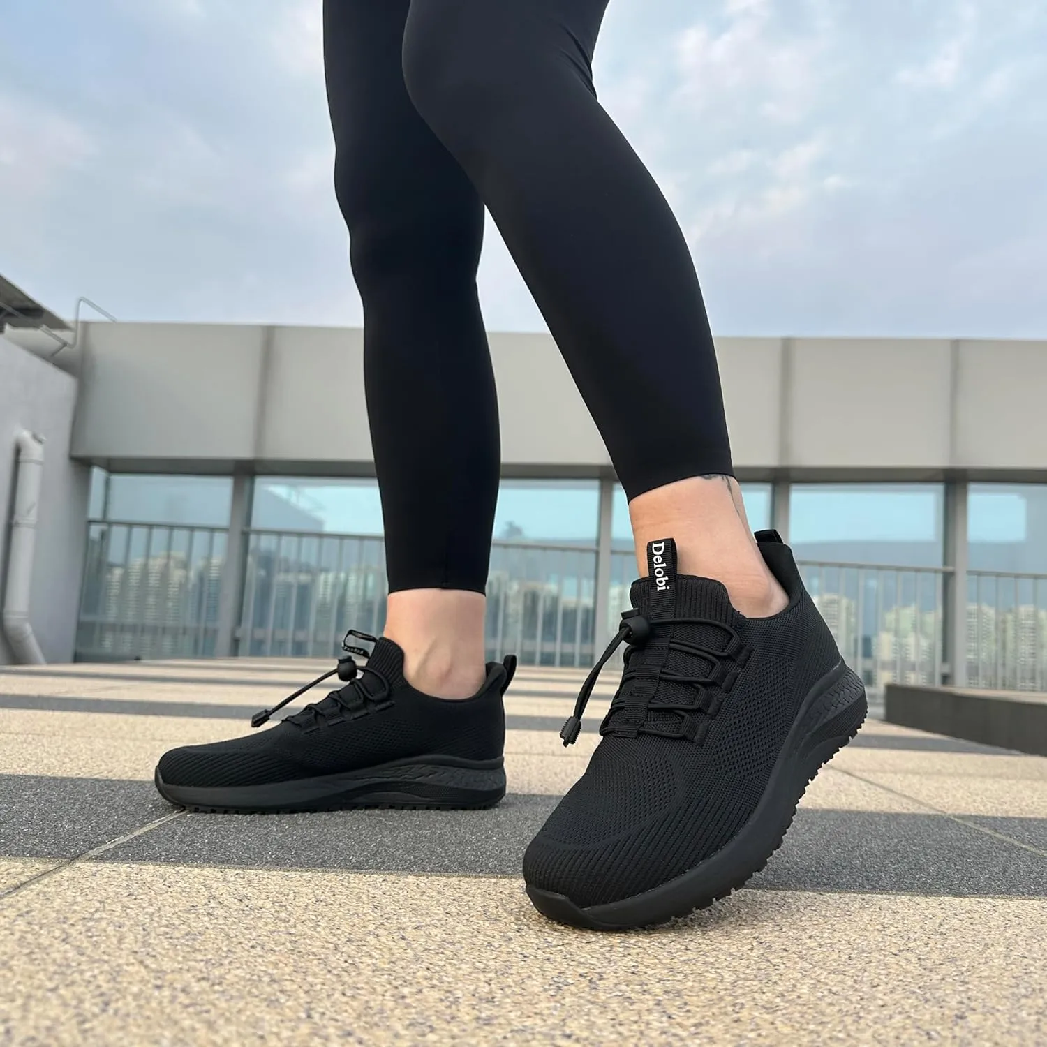 Non Slip Shoes for Women - Food Service & Restaurant, Waterproof Breathable, Lightweight Slip Resistant Sneakers for Kitchen & Nurse