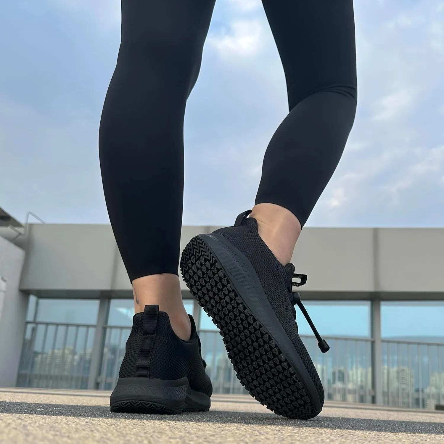 Non Slip Shoes for Women - Food Service & Restaurant, Waterproof Breathable, Lightweight Slip Resistant Sneakers for Kitchen & Nurse