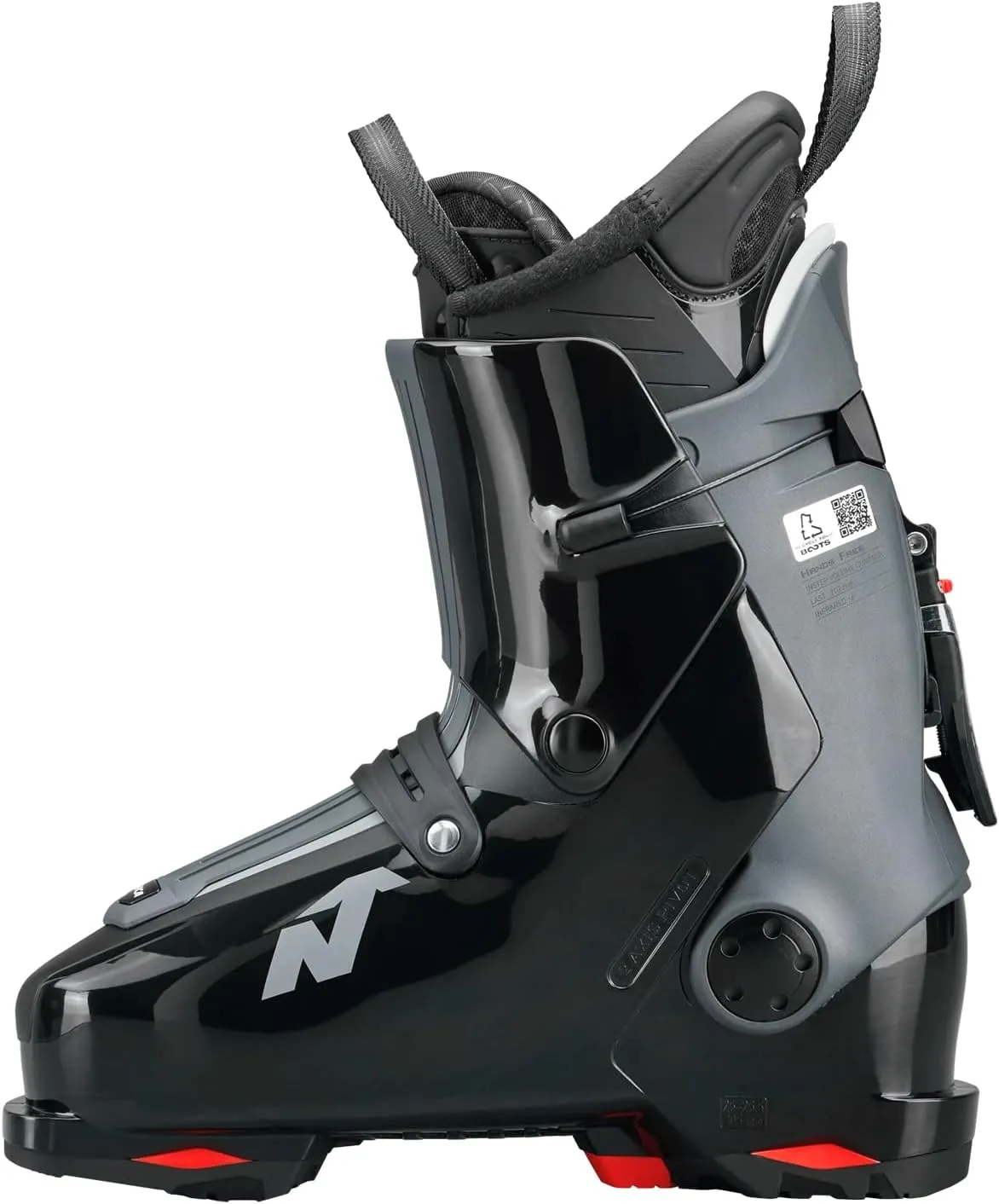 Nordica Men's HF 110 Durable Warm Insulated Water-Resistant Easy-Entry All-Mountain Touring Ski Boots with Instep Volume Control