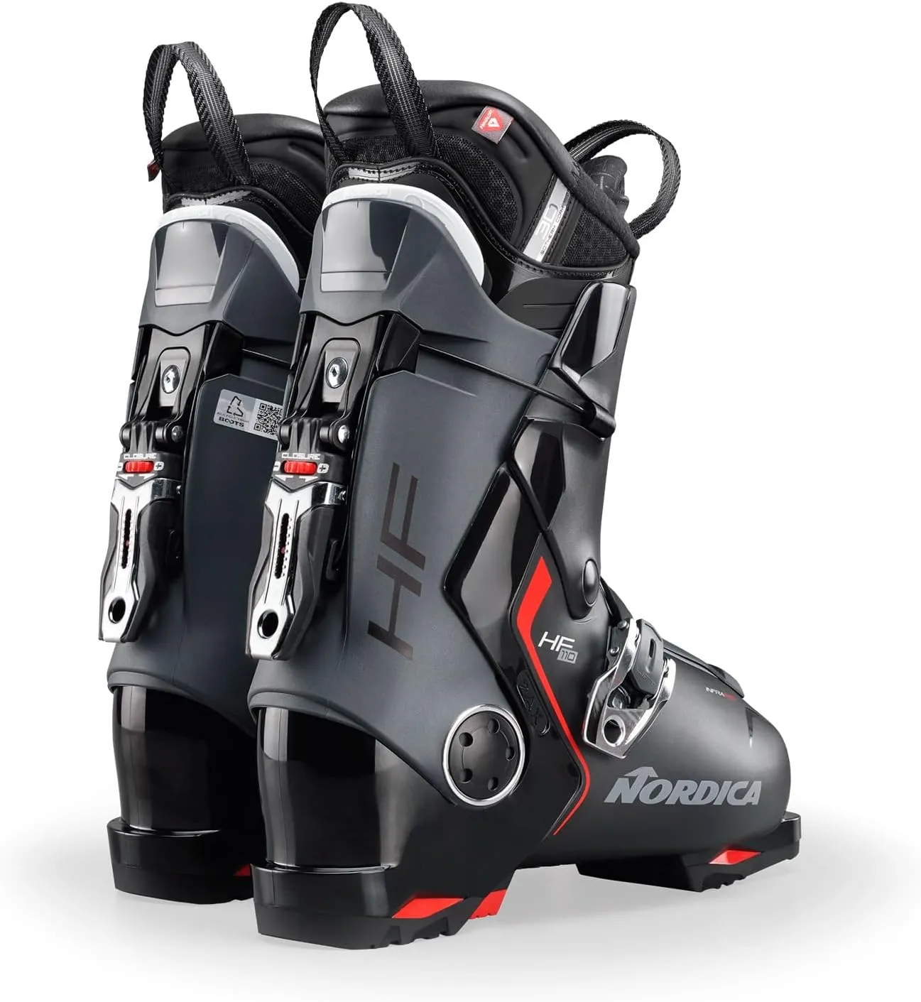 Nordica Men's HF 110 Durable Warm Insulated Water-Resistant Easy-Entry All-Mountain Touring Ski Boots with Instep Volume Control