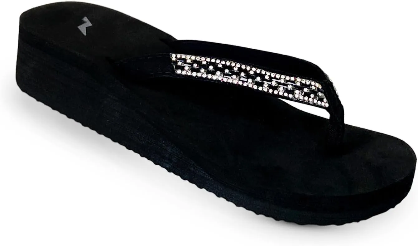 NORTY Womens Casual Flip Flop Thong Sandals For Beach, Pool or Everyday