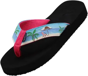 NORTY - Women's Casual Resort Wear Flip Flop Sandal for Everyday Comfort