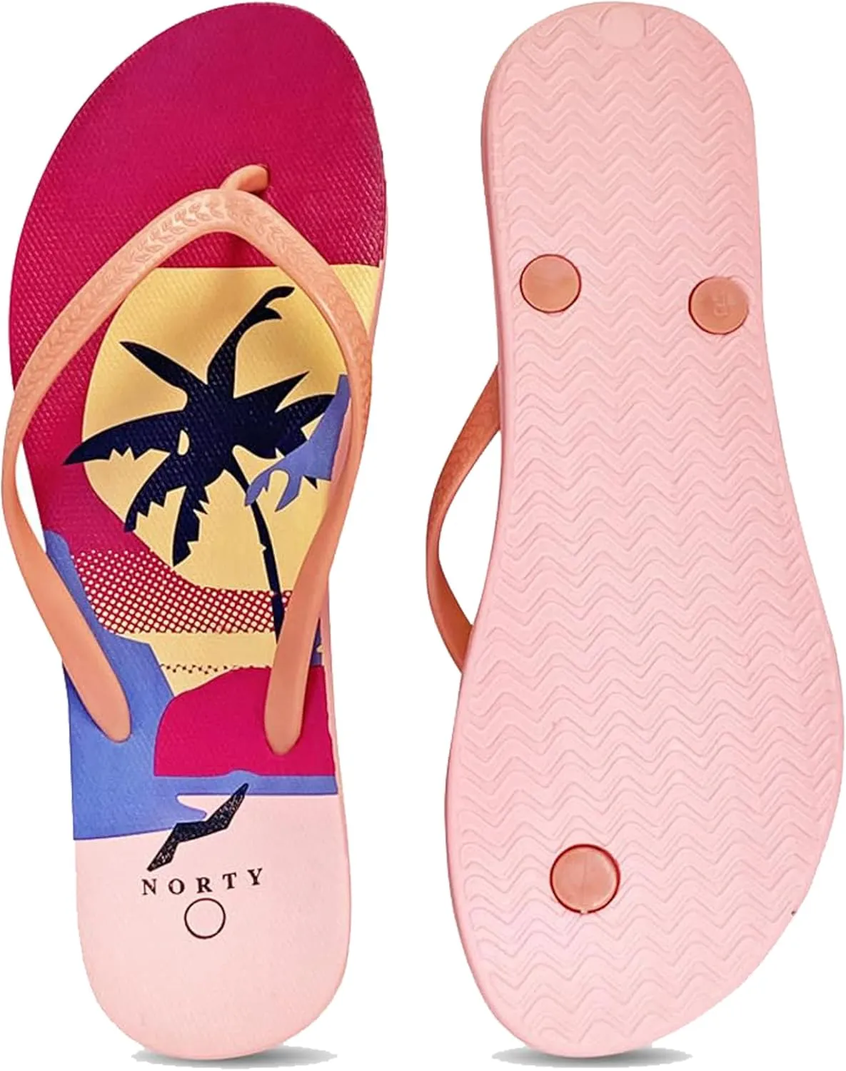 NORTY Women's Easy to Wear Casual EVA Flip Flop Sandal