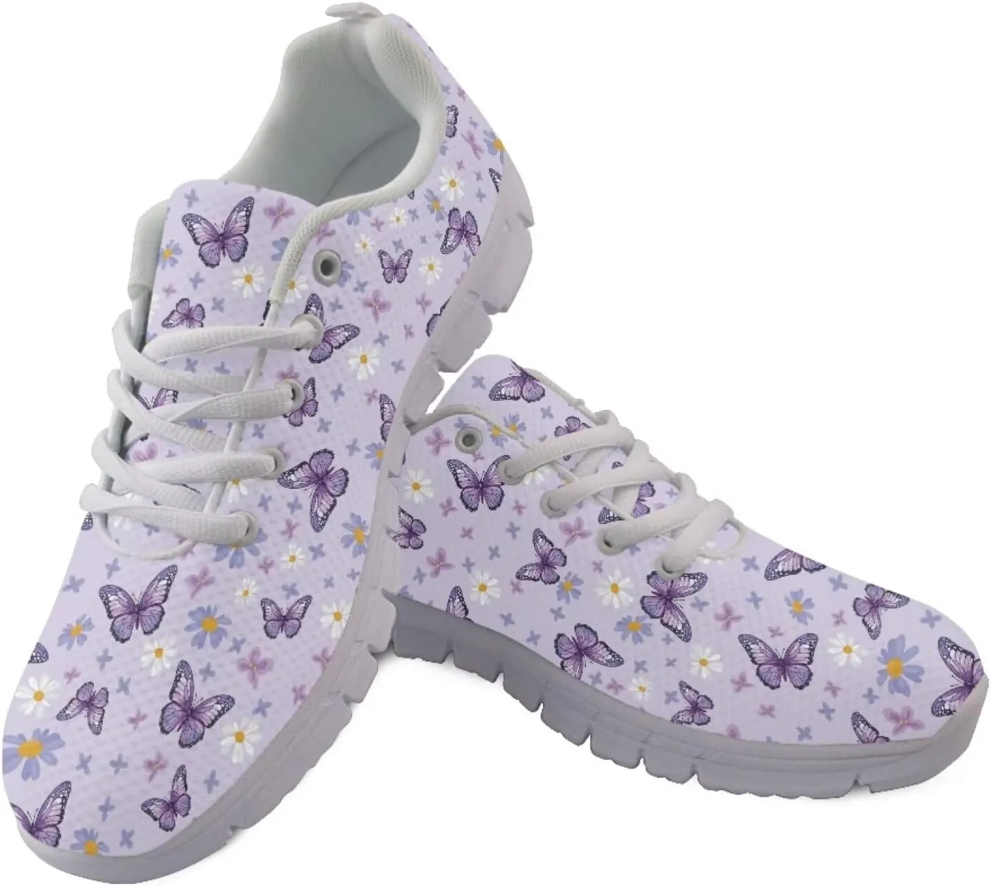 Novelty Walking Shoe Plus Size Lace Up Shoes for Women Daily Lightweight Outdoor Sneaker Soft Womens Tennis Sneakers