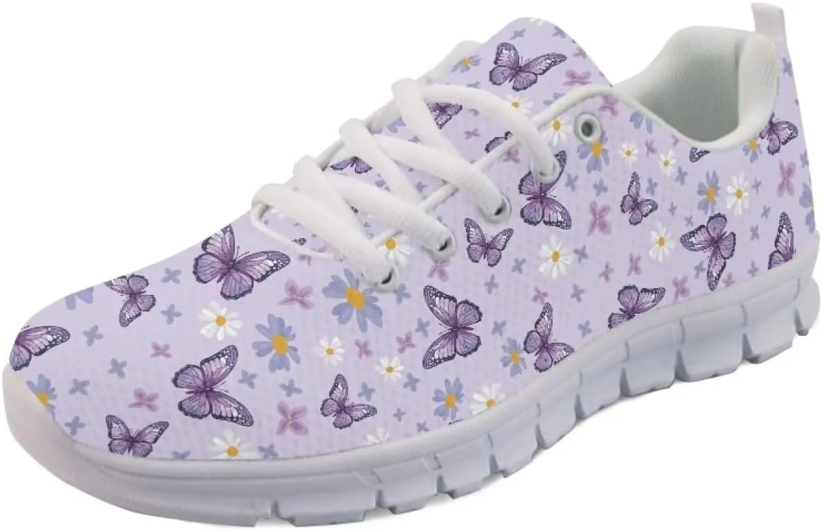 Novelty Walking Shoe Plus Size Lace Up Shoes for Women Daily Lightweight Outdoor Sneaker Soft Womens Tennis Sneakers