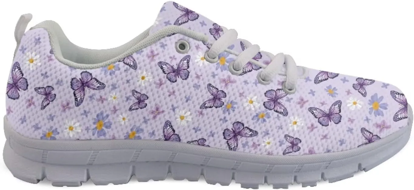 Novelty Walking Shoe Plus Size Lace Up Shoes for Women Daily Lightweight Outdoor Sneaker Soft Womens Tennis Sneakers