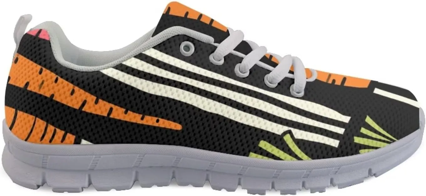 Novelty Walking Shoe Plus Size Lace Up Shoes for Women Daily Lightweight Outdoor Sneaker Soft Womens Tennis Sneakers