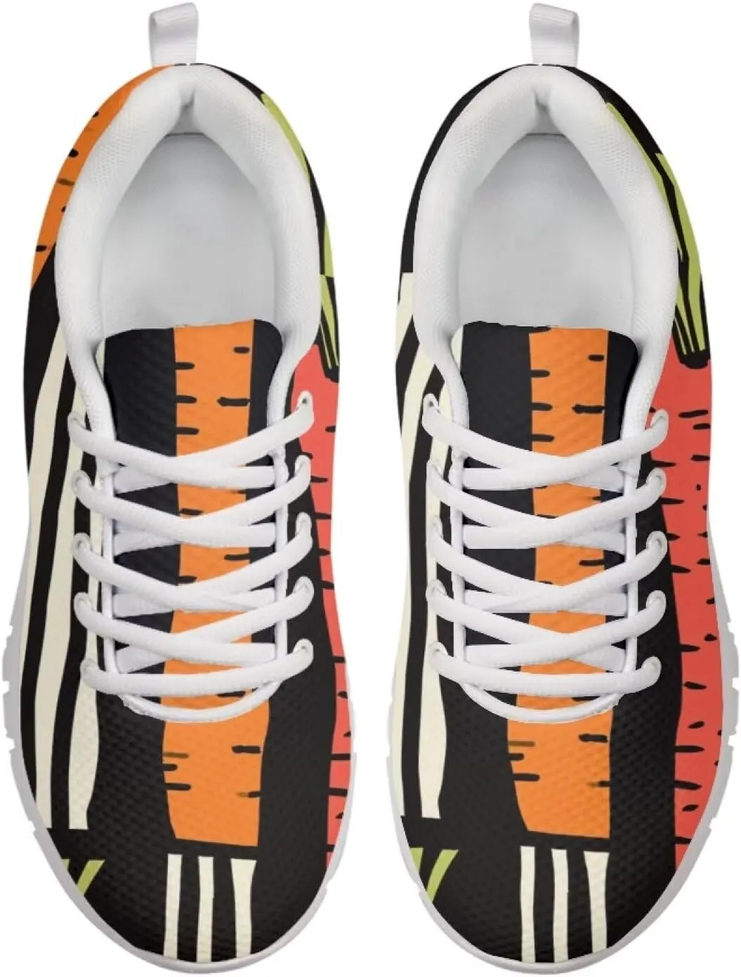 Novelty Walking Shoe Plus Size Lace Up Shoes for Women Daily Lightweight Outdoor Sneaker Soft Womens Tennis Sneakers