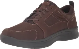 Nunn Bush Men's Mac Moccasin Toe Oxford Lightweight Comfortable Leather Walking Shoe Lace Up