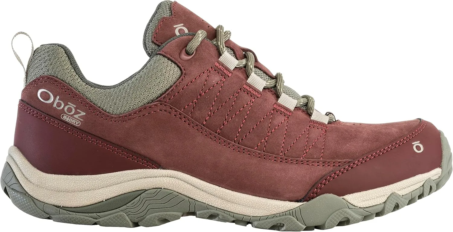 Oboz Women's Ousel Low B-Dry Waterproof Hiking Shoe