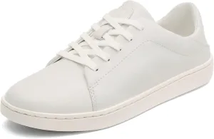 OLUKAI Pehuea Li 'ILI Women's Everyday Leather Sneakers, Casual & Versatile Shoes with Drop-in Heel, Soft & Premium Materials, All-Day Comfort & Support