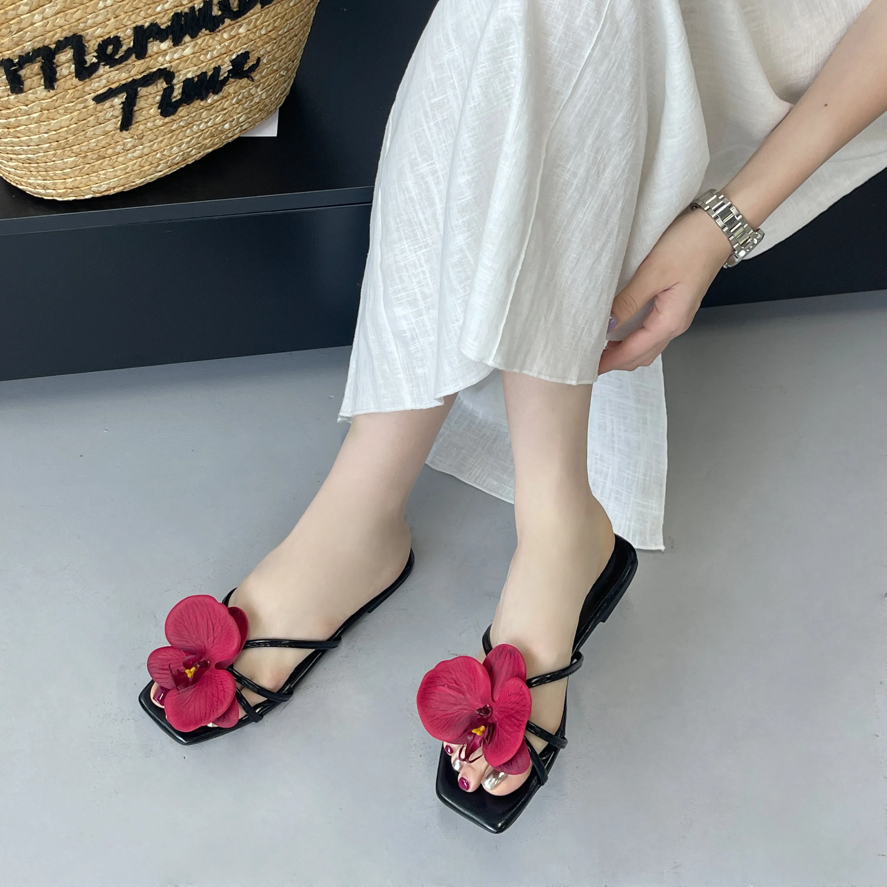 Orchid Bloom Sandals
