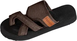 Orthopedic Sandals for Women Arch Support Walking Sandals Mesh Flip Flops Womens Comfortable Breathable Mesh Flipflops Beach Summer Slippers Slip on Shoes Indoor Outdoor