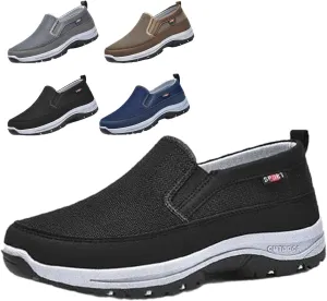 Orthopedic Shoes for Men, Zapatos Ortopédicos para Hombre,Slip On Shoes for Slip Ins Outdoor Hiking Orthopedic Shoes Breathable Walking Loafers